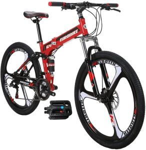 Eurobike G4 21 Speed Folding Mountain Bike 26"