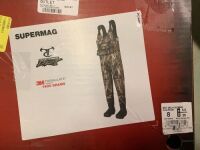 SHE SuperMag Chest Waders, 8, Ecommerce Return, Dirty, Untested