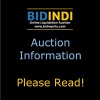 AUCTION INFORMATION - PLEASE READ!