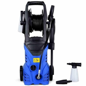 1800W 2030Psi Electric Pressure Washer Cleaner With Hose Reel
