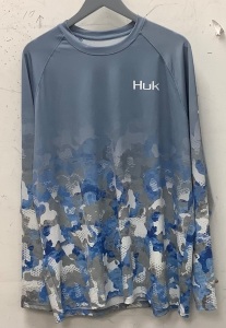 Huk Mens Long Sleeve Shirt, XL, E-Commerce Return