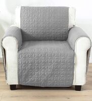 RBSC Home Armchair Covers, Set of 2, 79" x 76" x 23", Gray - Appear New