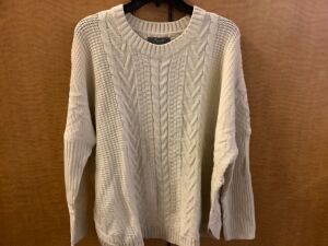 Natural Reflections Women's Cable Pullover, XL, Appears New