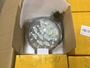 Case of (24) Round LED Work Spot Lights