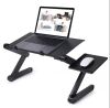 Multifunctional Laptop Table, Alluminum Alloy Folding Computer Desk - Appears New