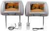 Tview 7-Inch Car Headrest Monitors, Set of 2 