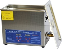 6L Stainless Steel Ultrasonic Cleaner Cleaning Machine with Basket JPS-30A for Laboratory. Appears New