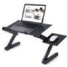 Multifunctional Laptop Table, Alluminum Alloy Folding Computer Desk - Appears New