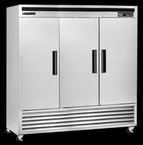 Maxx Cold MCF-72FDHC 81" Triple Door Energy Star Reach-In Freezer, Bottom Mount. Works. New with Cosmetic Damage