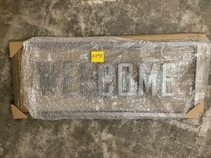 Metal Welcome Sign