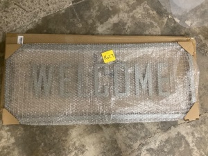 Metal Welcome Sign