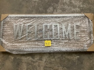 Metal Welcome Sign