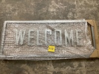 Metal Welcome Sign