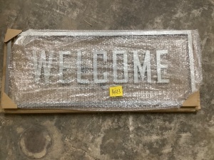 Metal Welcome Sign