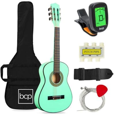 Kids Acoustic Guitar Beginner Starter Kit with Carrying Case - 30in