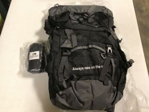 Cosywan Rainproof Ultra Lightweight Packable Backpack, Black - Appears New