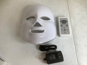 Colorful LED Beauty Mask, Powers Up, E-Commerce Return