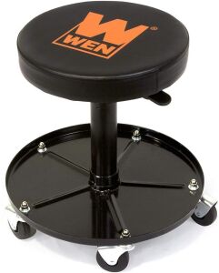 WEN 73012T 300-Pound Capacity Pneumatic Rolling Mechanic Stool