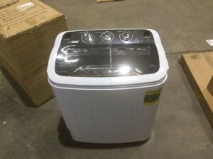 VivoHome 2 in 1 Portable Electric Twin Tub Mini Laundry Washer and Spin Dryer