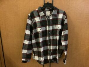 Natural Reflections Brushed Flannel Shirt, XL, Appears New