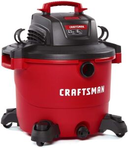 CRAFTSMAN CMXEVBE17595 16 Gallon 6.5 Peak HP Wet/Dry Vac, Heavy-Duty Shop Vacuum with Attachments