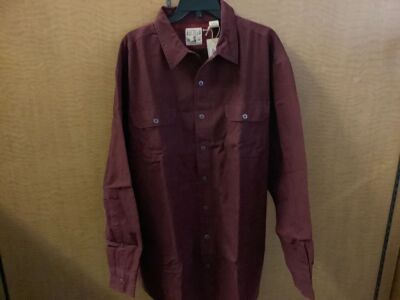 Red Head Men's Long Sleeve Shirt, 2XLT, Appears New