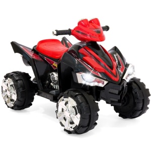 12V Kids Battery Powered Electric 4-Wheeler Quad Atv Ride On Toy W/ 2 Speeds, Led Lights. NEW. Picture Shows Red, Box Says Black