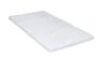 Portable 3in Queen Size Tri-Folding Memory Foam Gel Mattress Topper w/ Removable Cover