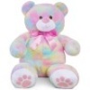 Giant Plush Teddy Bear Stuffed Animal w/ Bow Tie, Paw Prints - 38in