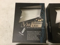 Auto Car 8V-48V LED Headlamp 30W V16 Turbo LED Lamp Auto 3600LM LED&nbsp;Headlight Kit H4&nbsp;(Pack for 2). NEW