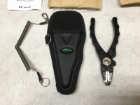 Lot of (3) New Booms Fishing Pliers with Holster and Lanyard