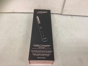 Unplugged Beauty 1" Cordless Curling Wand, Powers Up, Appears new
