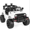 12V Kids Ride-On Truck Car w/ Parent Remote Control, Spring Suspension