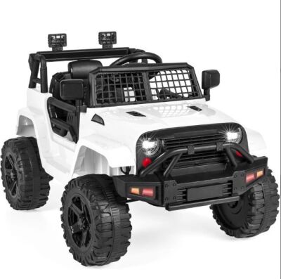 12V Kids Ride-On Truck Car w/ Parent Remote Control, Spring Suspension