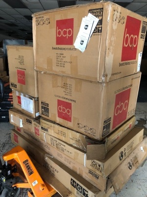 Pallet of Mixed/Incomplete BCP Items, E-Comm Return, SOLD AS IS