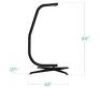 Curved Hanging Hammock C-Stand w/ All-Weather, Steel Frame - Stand Only