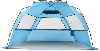 Pacific Breeze Easy Setup Beach Tent Deluxe