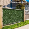 96" x 72" Outdoor Faux Ivy Privacy Screen Fence. Appears New