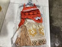 Lot of (3) Cases of Kids&nbsp;Disney Moana Costumes, Sizes 4, 5/6&nbsp;