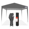 Outdoor Portable Pop Up Canopy Tent w/ Carrying Case, 10x10ft, Appears New