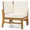 Wooden Patio Sofa Bench Corner Piece & Sofa Table&nbsp;