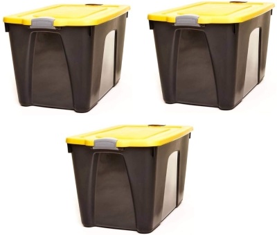 31 Gallon Durabilt LLDPE Container w/ Latches, Set of 3