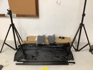 Background Stand, Backdrop Support System Kit w/ Carry Bag