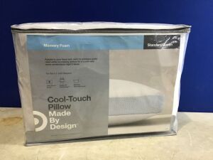 Cool Touch Memory Foam Bed Pillow, Standard/Queen