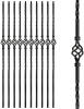 Box of (10) Aotree Iron Balusters - 44"x1/2"