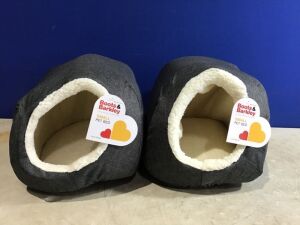 Lot of (2) Boots & Barkley Small Pet Beds 