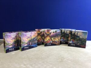 Case of (6) Disney Thomas Kinkade 750 pc Puzzles 