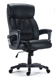 Lockland Bonded Leather Office Chair, Appears New