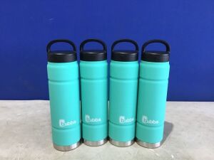Lot of (4) bubba 24oz Trailblazer Insulated Stainless Steel Water Bottle with Wide Mouth