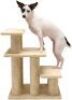 Furhaven Pet Steady Paws 2 or 3 Step Pet Stairs, Up to 22", Cream - Appears New